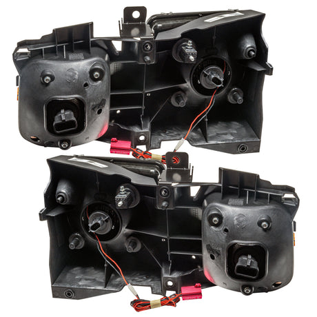 2006-2010 H3 Pre-Assembled Headlights Combo White - View 4 | Dirty Garage