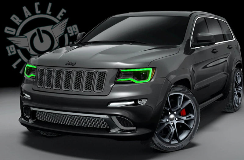 2014-2021 Grand Cherokee Headlight DRL Upgrade Kit w/ Dynamic ColorSHIFT - View 12 | Dirty Garage