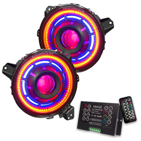 2018-2025 Gladiator JL ColorSHIFT 2 Bi-LED Projector Headlights | Dirty Garage