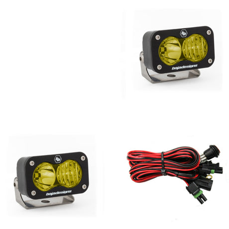 Universal S2 Sport Driving Combo Pattern Pair LED Work Light Amber | Dirty Garage