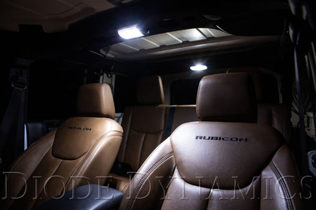 2007-2018 Wrangler JK 4-Door Stage 2 Cool White Interior Kit - View 3 | Dirty Garage