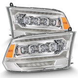 2009-2018 Ram HD Nova-Series LED Projector Chrome Headlights Active Light Sequential Signal DRL - View 5 | Dirty Garage