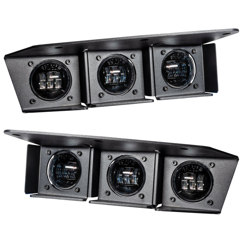 2021-2022 Bronco Triple LED Fog Light Kit White | Dirty Garage