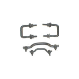 Rugged Ridge Windshield Tie Down Kit Black 55-95 Jeep CJ / Jeep Wrangler | Dirty Garage