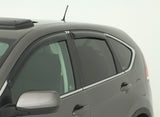 2012-2016 CR-V Ventvisor Outside Mount Window Deflectors Smoke 4-Piece - View 3 | Dirty Garage