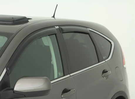 2012-2016 CR-V Ventvisor Outside Mount Window Deflectors Smoke 4-Piece - View 3 | Dirty Garage