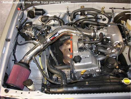 2000-2004 Tacoma 2.4L Polished Power-Flow Air Intake - View 4 | Dirty Garage