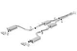 Borla 15-16 Dodge Challenger R/T 5.7L Dual Rectangle Angle Cut Dual Split Rear Exit ATAK Exhaust - View 3 | Dirty Garage