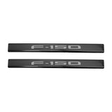 2015-2020 F-150 Super Crew Black Platinum Door Sills w/ F-150 Etchinng 4-Piece | Dirty Garage