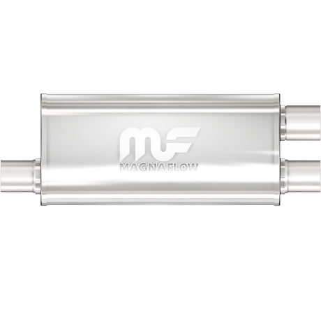 Universal Muffler Mag Stainless Steel 18x5x8 3/2.5 OD | Dirty Garage