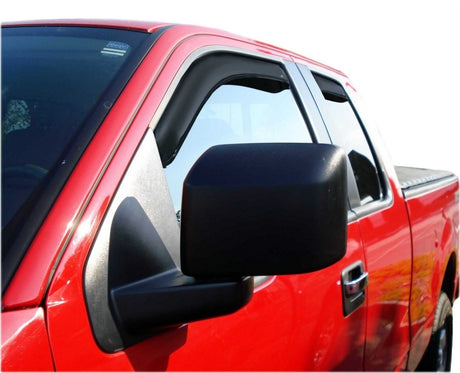 2004-2014 F-150 Supercab Ventvisor In-Channel Front Rear Window Deflectors Smoke 4-Piece - View 8 | Dirty Garage