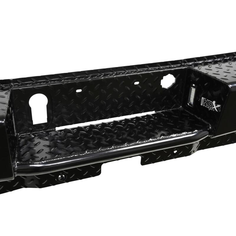 2019-2026 GM 1500 HDX Bandit Black Rear Bumper - View 12 | Dirty Garage