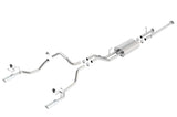 Borla 14-15 Toyota Tundra 4.6L/5.7L Crew Max SB DC SB Touring Cat Back Exhaust Dual Split Rear Exit - View 3 | Dirty Garage