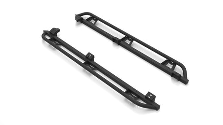 2016-2020 Tacoma Crew-Cab Black Trail Slider Step System | Dirty Garage