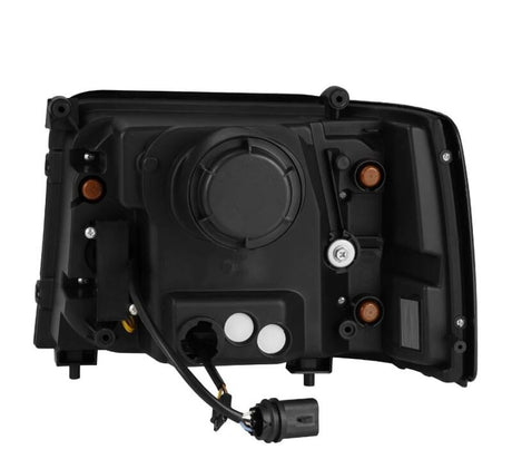 1992-1996 Super Duty Luxx-Series Projector Alpha-Black Headlights - View 4 | Dirty Garage