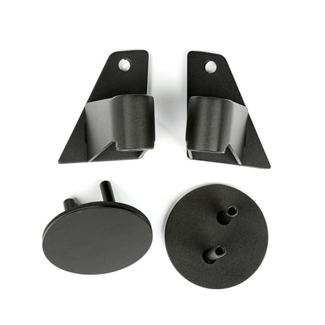 Rugged Ridge 07-18 Jeep Wrangler JK Textured Black Mirror Relocation Brackets - View 2 | Dirty Garage