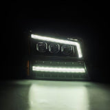 2003-2006 GM Truck Avalanche Black Nova-Series LED Projector Headlights - View 5 | Dirty Garage