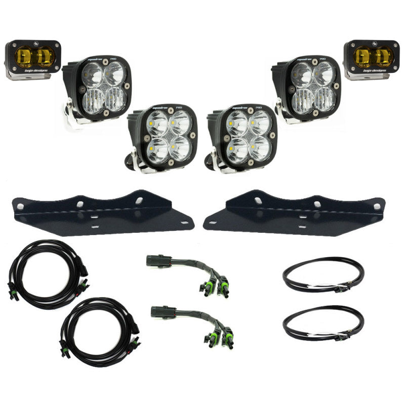 2017-2020 F-150 Raptor S2 SAE Pro Fog Pocket Kit Amber - View 2 | Dirty Garage