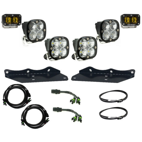2017-2020 F-150 Raptor S2 SAE Pro Fog Pocket Kit Amber - View 2 | Dirty Garage
