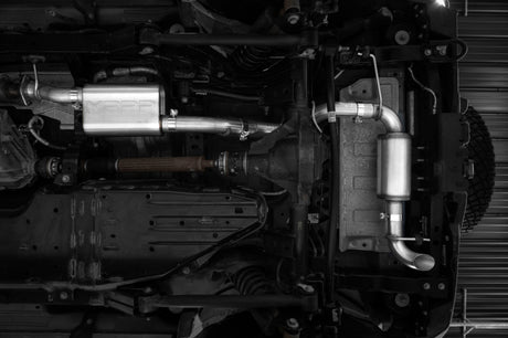 2021-2023 Bronco 2.3L 2.7L Stainless Steel 3" Cat Back Single High Clearance Rear Exit - View 3 | Dirty Garage