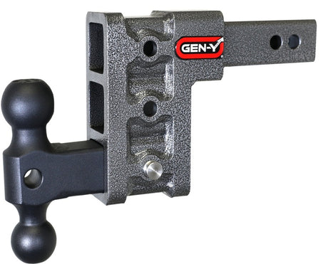 Gen-Y Mega Duty 2in Shank 5in Drop 1.5K TW 10K Hitch w/GH-031 Dual-Ball - View 4 | Dirty Garage