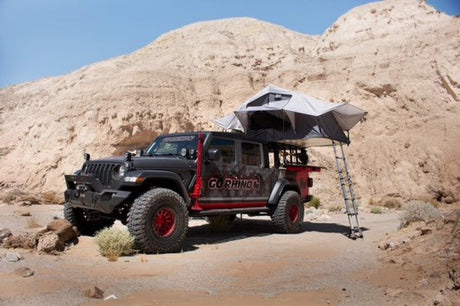 Go Rhino 19-21 Jeep Gladiator XRS Overland Xtreme Rack - Black - View 19 | Dirty Garage