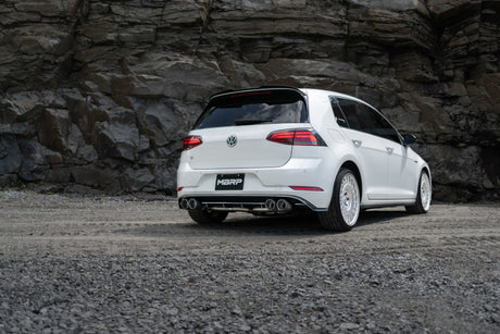 2015-2019 VW Golf R 3" T304 Cat Back Exhaust Carbon Fiber Tips - View 14 | Dirty Garage