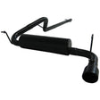 2011-2014 Mustang GT 3" Dual Axle Back Muffler Delete Black | Dirty Garage
