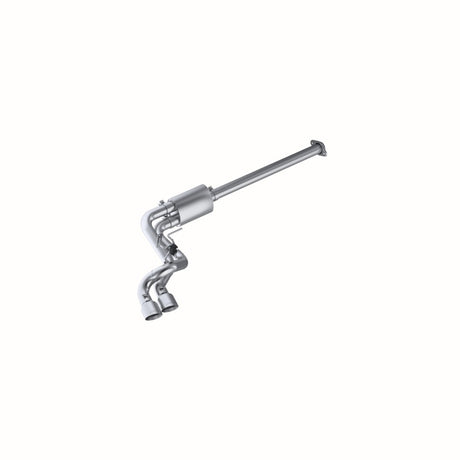 2009-2014 F-150 T304 Pre-Axle 4.5" OD Dual Outlet 3" Cat Back Exhaust - View 5 | Dirty Garage