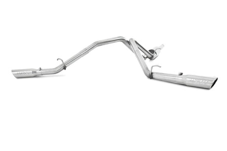 Chevy 1500 Silverado Sierra 4.3L 5.3L Dual Split Side T409 3" Cat Back Exhaust - View 3 | Dirty Garage
