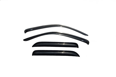 2001-2012 Escape Smoke Outside Mount Window Deflectors 4-Piece - View 2 | Dirty Garage