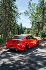 2017-2021 Charger 5.7L 6.2L 6.4L 3" Race Profile Cat-Back Dual Carbon Fiber Tips T304 SS Exhaust - View 3 | Dirty Garage