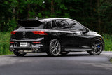 2022 Volkswagen Golf R MK8 3" Cat-Back Quad Rear Exit Carbon Fiber Tip - View 5 | Dirty Garage