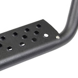 Go Rhino Dominator Extreme D6 SideSteps - Tex Blk - 4in Drop Down Steps - View 3 | Dirty Garage