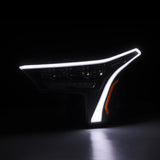 2022-2023 Tundra Nova-Series Headlights Black w Amber DRL - View 5 | Dirty Garage