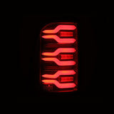 2019-2021 Ram 1500 Luxx-Series LED Tail Lights Black w Active Light Sequential Signal - View 6 | Dirty Garage