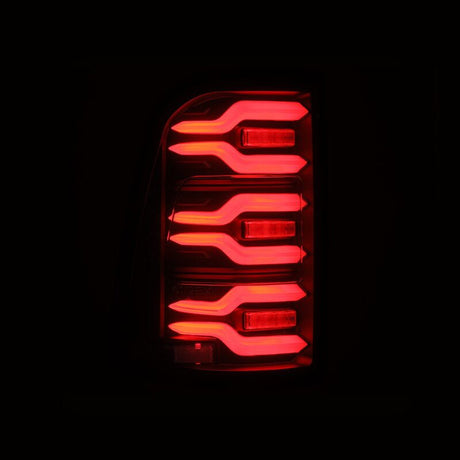 2019-2021 Ram 1500 Luxx-Series LED Tail Lights Black w Active Light Sequential Signal - View 6 | Dirty Garage