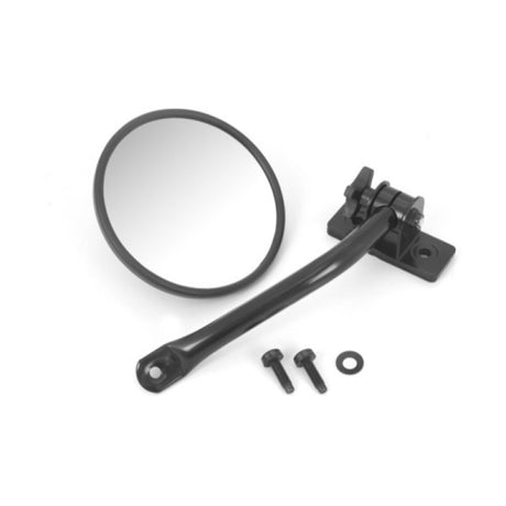 Rugged Ridge 97-18 Jeep Wrangler Black Round Quick Release Mirror | Dirty Garage