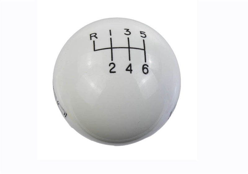 2015-2019 Mustang GT350 White 6-Speed Shift Knob - View 11 | Dirty Garage