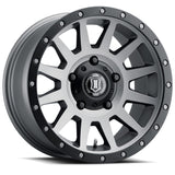 Universal Compression 17x8.5 5x150 25mm Offset 5.75 BS 110.1mm Bore Titanium Wheel | Dirty Garage