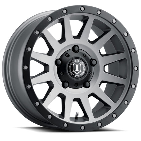 Universal Compression 17x8.5 5x150 25mm Offset 5.75 BS 110.1mm Bore Titanium Wheel | Dirty Garage