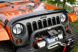 Rugged Ridge Wraparound Bug Deflector Smoke 07-18 Jeep Wrangler - View 2 | Dirty Garage