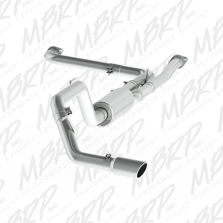 2016-2024 Titan 5.6L XD 4" Tip 3" AL Cat Back Single Side - View 3 | Dirty Garage