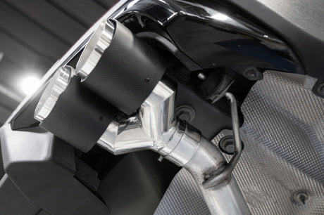 2020-2021 Explorer 3.0L EcoBoost Dual Rear Exit Axle Back Quad Tip Exhaust System - View 3 | Dirty Garage