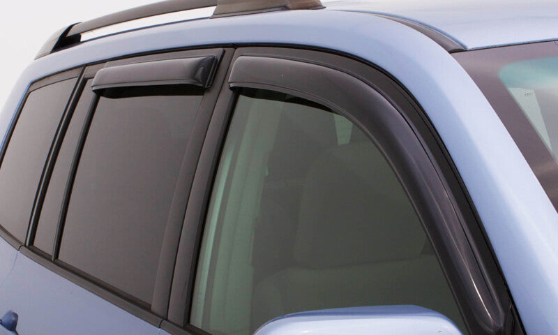 2020-2022 Kona Ventvisor Outside Mount Window Deflectors Smoke 4-Piece - View 2 | Dirty Garage