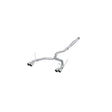 2022-2026 WRX 3" Cat-Back Dual Split Rear Quad Tips Race Profile Exhaust | Dirty Garage