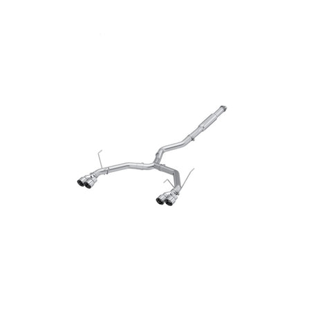 2022-2026 WRX 3" Cat-Back Dual Split Rear Quad Tips Race Profile Exhaust | Dirty Garage