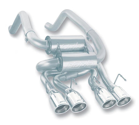Borla 05-08 Corvette Convertible/Coupe 6.0L/6.2L 8cyl SS S-Type Exhaust (REAR SECTION ONLY) - View 4 | Dirty Garage