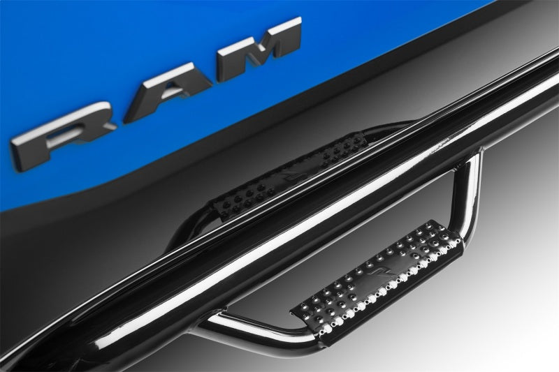 2015-2017 Ram 1500 Crew Cab Gloss Black 3" Cab Length Nerf Step - View 2 | Dirty Garage