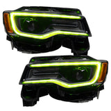 2014-2021 Grand Cherokee Headlight DRL Upgrade Kit w/ Dynamic ColorSHIFT - View 7 | Dirty Garage